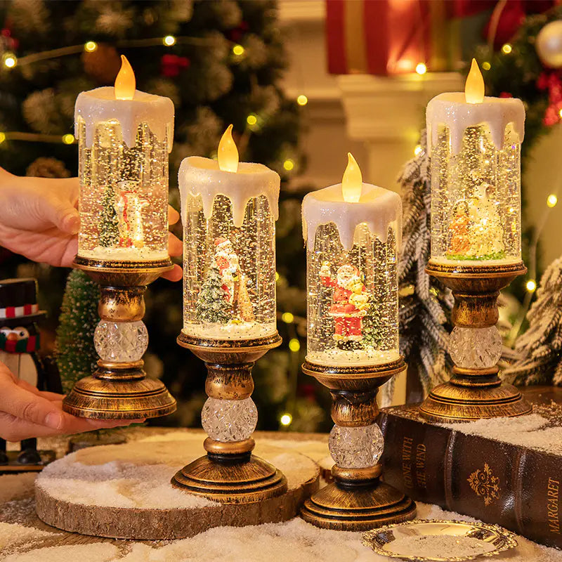 Snowfall Crystal Holiday Lights