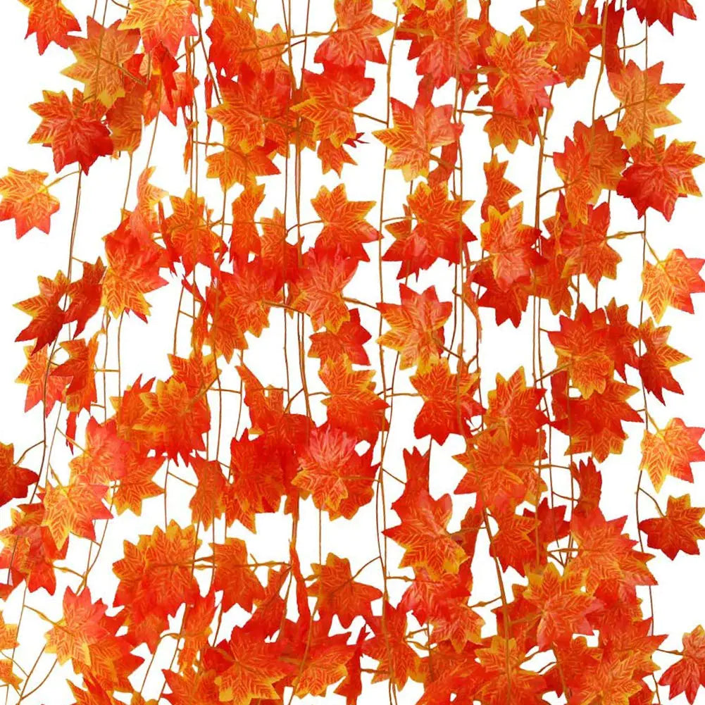 Autumn Bliss Maple Leaf Garland - 12 Strands