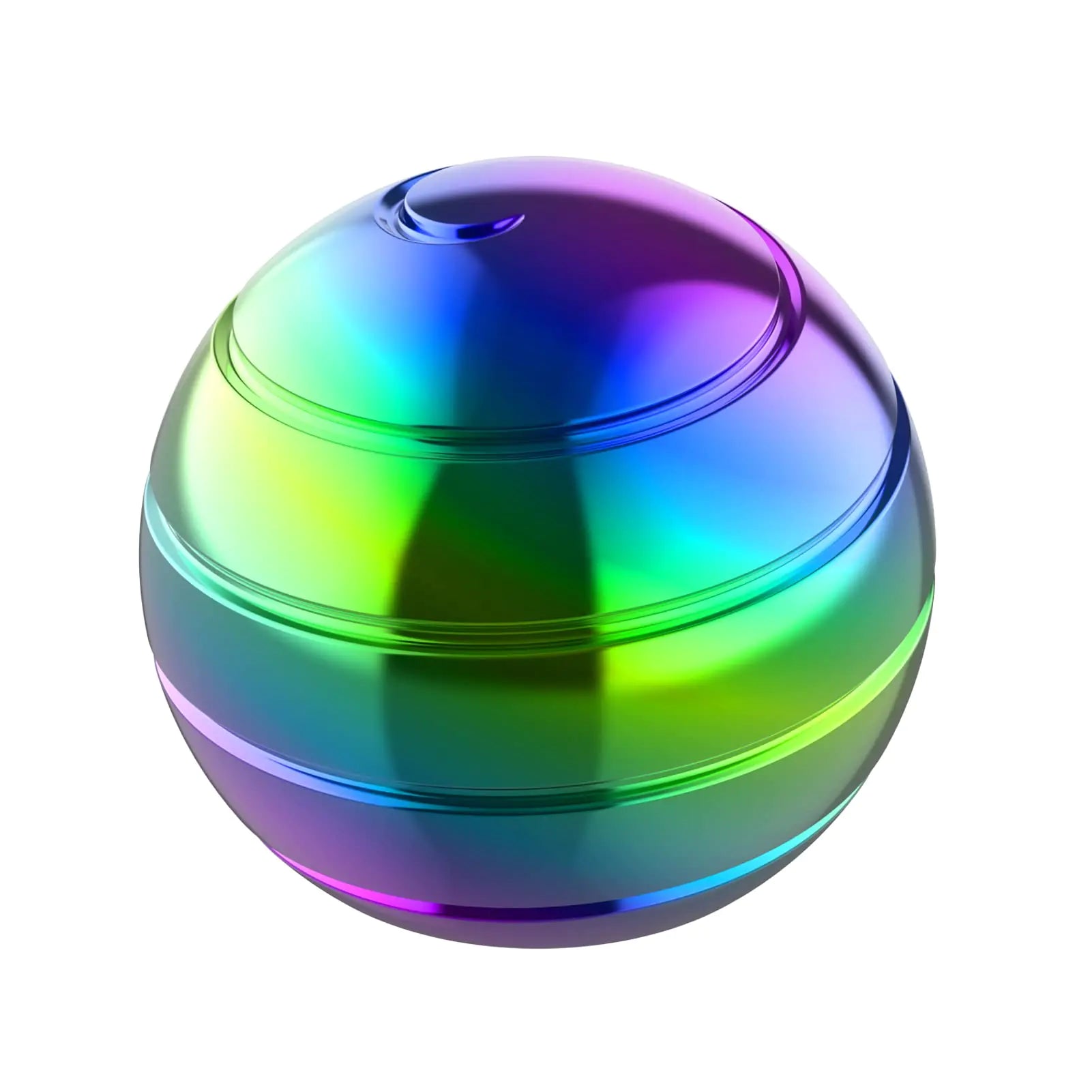 Kinetic Illusion Fidget Ball - 39MM Rainbow
