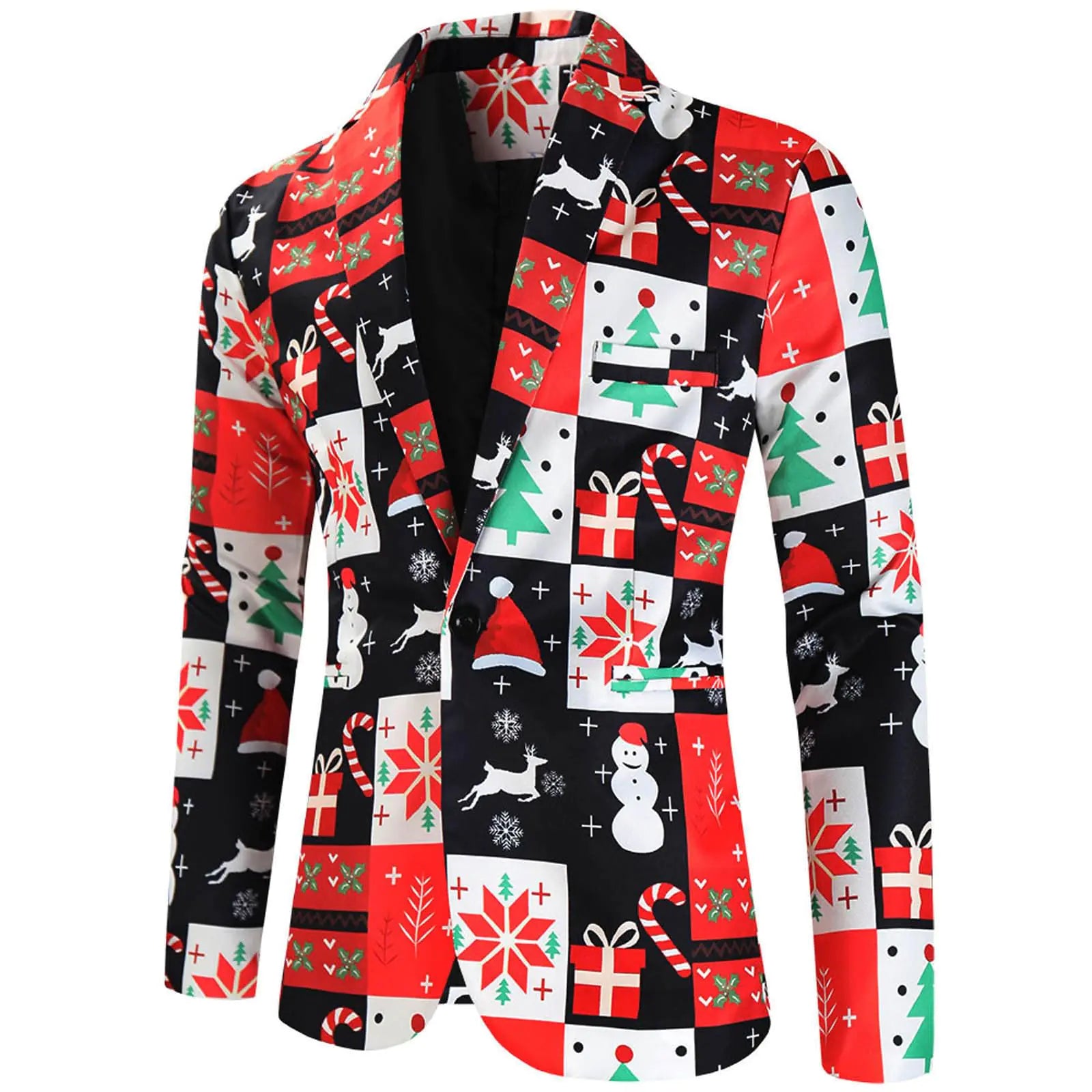 Holiday Party Men's Christmas Blazer