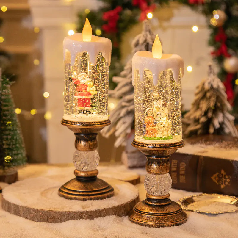 Snowfall Crystal Holiday Lights