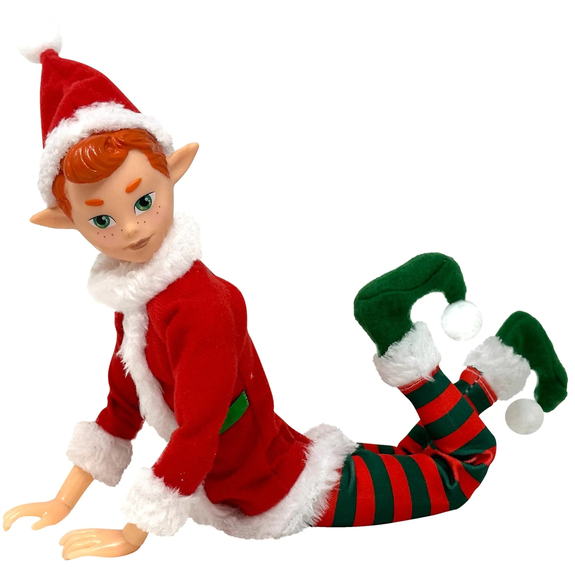 Poseable Holiday Elf Friends