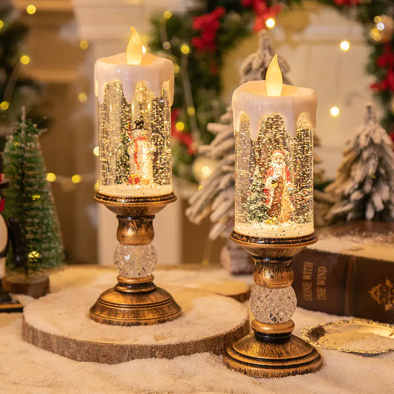 Snowfall Crystal Holiday Lights